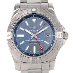 Đồng hồ Breitling Avenger II GMT Blue Mother of Pearl JAPAN LTD A32390/A329CMPPSS SS tự động - Hàng hiệu Chính hãng