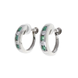 PT900 Bông tai Emerald 0.22CT - Hàng hiệu Chính hãng 878029