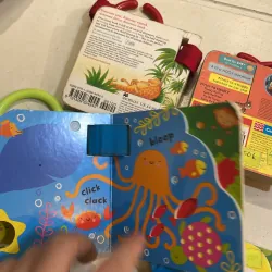 NGOẠI VĂN : sách trò chơi : usborne - baby’s very first buggy book Animals ; Dinosour  1027462