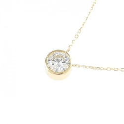 K18YG Solitaire Dây chuyền kim cương 0.405CT - Hàng hiệu Chính hãng 861403