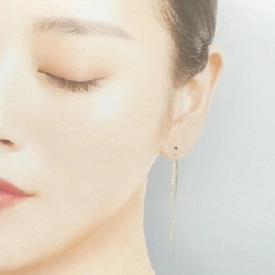 K18YG Bông tai kim cương 0.20CT - Hàng hiệu Chính hãng 867822