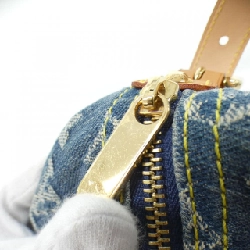【Vintage】Túi xách vai Louis Vuitton Monogram Denim Baggy GM M95048+J54316 608478