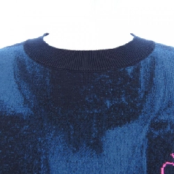 Louis Vuitton LOUIS VUITTON Damier Salt Jacquard Crew Neck HLN14WET6 Áo len - Hàng hiệu Chính hãng 884346