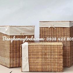 Giỏ mây vuông để đồ 499085