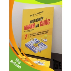 (TẶNG BOOKMARK) Khởi Nghiệp Nhanh Mà Chắc David N. Feldman New 95% RBK.ASB2302