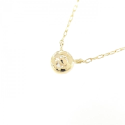 K18YG Solitaire Dây chuyền kim cương 0.10CT - Hàng hiệu Chính hãng 865004