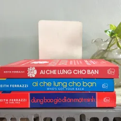 Combo 3 sách của Keith Ferrazzin- Đừng bao giờ đi ăn 1 mình - Ai che lưng cho bạn  751829