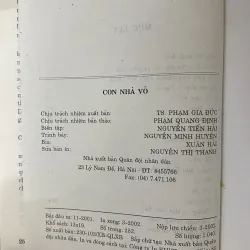 Con nhà võ- Khuất Quang Thụy.  1023607