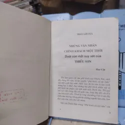 Sách: Những văn nhân chính khách một thời - TG: Thiếu Sơn (A2) 934847