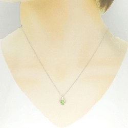 K18WG Hoa Demantoid Garnet Dây Chuyền 0.41CT - Hàng hiệu Chính hãng 861003