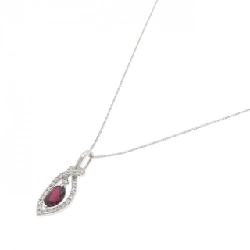 Dây chuyền ruby PT900/PT850 0.63CT - Hàng hiệu Authentic 865407