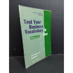 Test your business vocabulary in use mới 80% ố nhẹ có viết tên trang đầu 2009 HCM2811 HỌC NGOẠI NGỮ Rebooks.vn