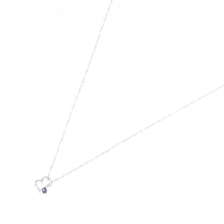 K10WG Dây chuyền hình trái tim Sapphire - Hàng hiệu Chính hãng 861262