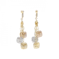 750 Ba màu/K18YG Bông tai - Hàng hiệu Chính hãng