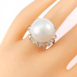 Nhẫn ngọc trai trắng PT900 15.2mm - Hàng hiệu Authentic 851642