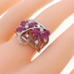 Nhẫn Ruby 750WG 2.06CT - Hàng hiệu Chính hãng 848339