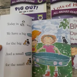 7 tập sách All Aboard Reading- Otto the cat*&Pig out... Truyện màu song ngữ 706840