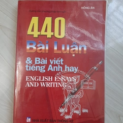 Hướng dẫn phương pháp làm luận 440 bài luận & bài viết tiếng anh hay