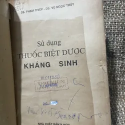 DS.PHẠM THIỆP - DS.VŨ NGỌC THÚY - SỬ DỤNG THUỐC BIỆT DƯỢC KHÁNG SINH- 320 trang  1007039