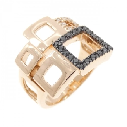 Nhẫn kim cương K18PG/K18BG 0.20CT