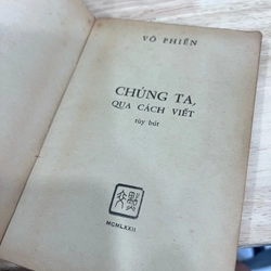 chúng ta qua cách viết - võ phiến 361059