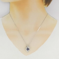 Dây chuyền Sapphire PT900/PT850 0.76CT - Hàng hiệu Chính hãng 857778