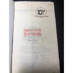 101 ý tưởng khởi nghiệp 2015 new 80% (bẩn bìa, có chữ ký, mộc đỏ, chữ viết trang cuối) HCM.TN1511 912784