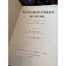 Vietnamese-English Dictionary (1st edition 1955) - Le Van Hung 597157