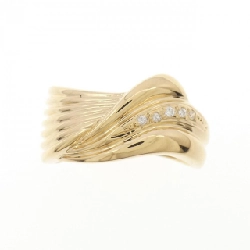 Nhẫn kim cương K18YG 0.02CT 668376