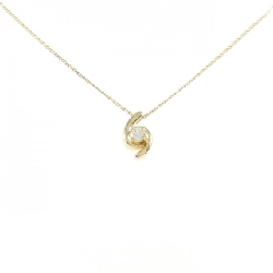 Dây chuyền kim cương K18YG 0.13CT - Hàng hiệu Authentic