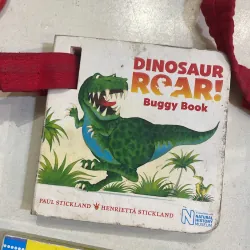 NGOẠI VĂN : sách trò chơi : usborne - baby’s very first buggy book Animals ; Dinosour  1027462