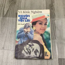 Người cha tội lỗi - võ khắc nghiêm. Có chữ ký tặng. 6a2