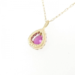 K18YG Dây chuyền Ruby 0.18CT - Hàng hiệu Chính hãng 857176