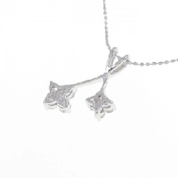 Dây chuyền kim cương hoa 750WG/K18WG 0.32CT - Hàng hiệu Authentic 859874