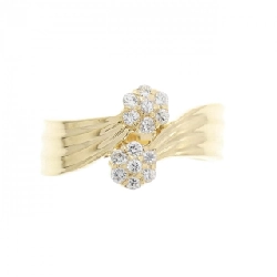 Nhẫn kim cương hoa K18YG 0.21CT - Hàng hiệu Authentic 847188