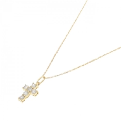 K18YG Dây chuyền kim cương hình chữ thập 0.45CT - Hàng hiệu Chính hãng 860739