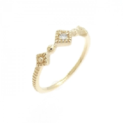 Nhẫn hồng ngọc kim cương 0.01CT - Hàng hiệu Authentic