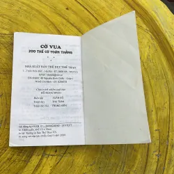 CỜ VUA 200 THẾ CỜ TOÀN HOÀ & 200 THẾ CỜ TOÀN THẮNG 796826