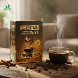 (Combo 2 Hộp) Cà Phê Hòa Tan 3in1 SOFIA - 1 Gói Cafe 16g 738016