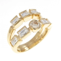 Nhẫn kim cương K18YG 0.23CT - Hàng hiệu Authentic