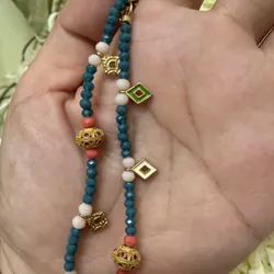 lắc chân đá xanh, size S  700412