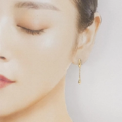 K18YG Bông tai - Hàng hiệu Authentic 864941