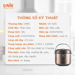 💡 UE-626 – Thiết kế hiện đại, dễ dùng, bền lâu theo thời gian! 726730