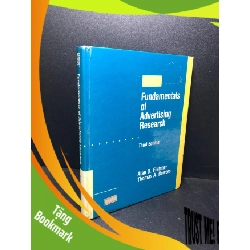 (TẶNG BOOKMARK) Fundametals of advertising research Fletcher Bowers mới 80% ố và bẩn RBK0111