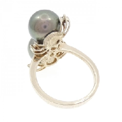 Nhẫn ngọc trai đen 750WG 666291