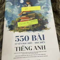 550 bài luyện đọc hiểu - đọc điền tiếng Anh