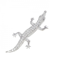 K18WG Alligator Diamond Pendant 1.00CT - Hàng hiệu Authentic