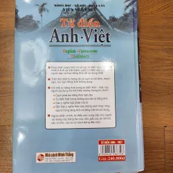 Sách Từ điển Anh Việt - Việt Nam Lần 2 Nháy Bìa Cứng Mới 90% 995206