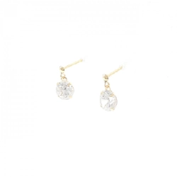 K18YG Bông tai Cubic - Hàng hiệu Chính hãng 872831