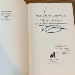 Talking to Strangers - Malcolm Gladwell (Signed, First Edition) 734609